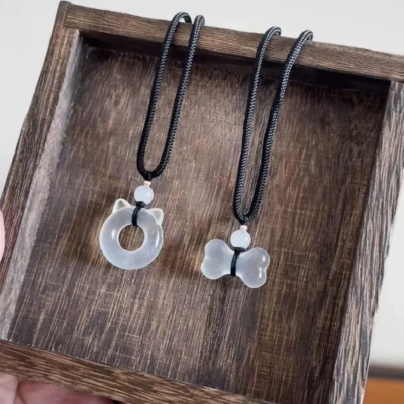 YUFENGXI Colored Glaze Necklaces Unisex-13