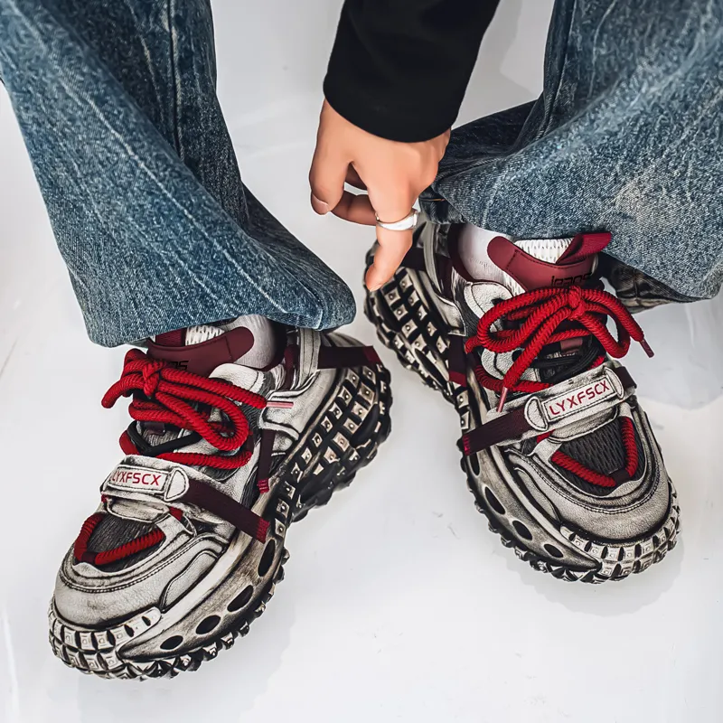 JEANSWEST Coverage Low Top Chunky Sneakers Men's-9