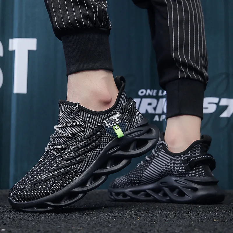 JEANSWEST Lightweight Shock Absorbers With Breathable Coverage And Abrasion Resistant Design Low Top Casual Shoes Men's-1