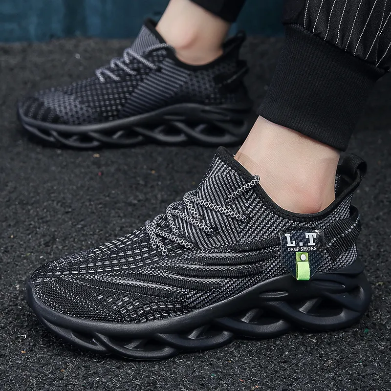JEANSWEST Lightweight Shock Absorbers With Breathable Coverage And Abrasion Resistant Design Low Top Casual Shoes Men's-2