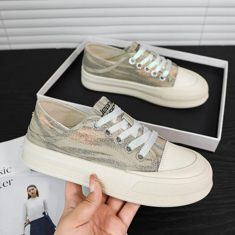 JEANSWEST Coverage Low Top Skateboard Shoes Women's-11