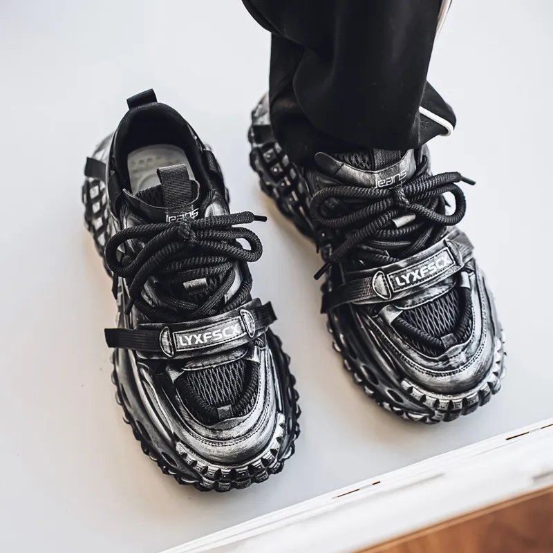 JEANSWEST Coverage Low Top Chunky Sneakers Men's-4