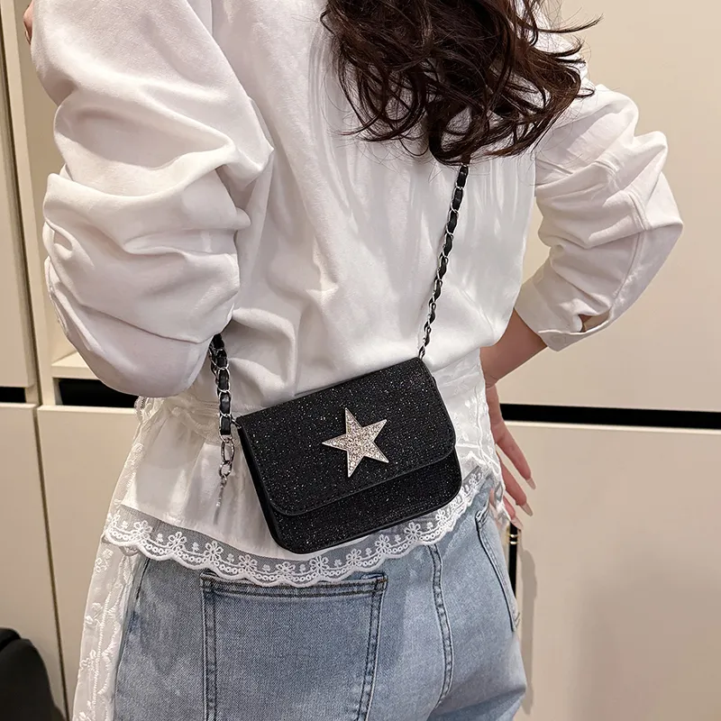 Yalu PU Shoulder Bag, Crossbody Bag Women's Black/Gold/Silver/Pink-2