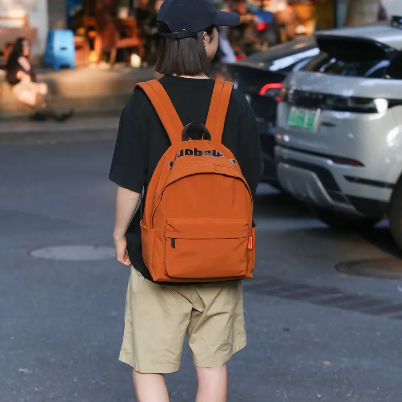 Yalu Nylon Backpack Unisex Ivory/Black/Burgundy/Light Brown/Green-10