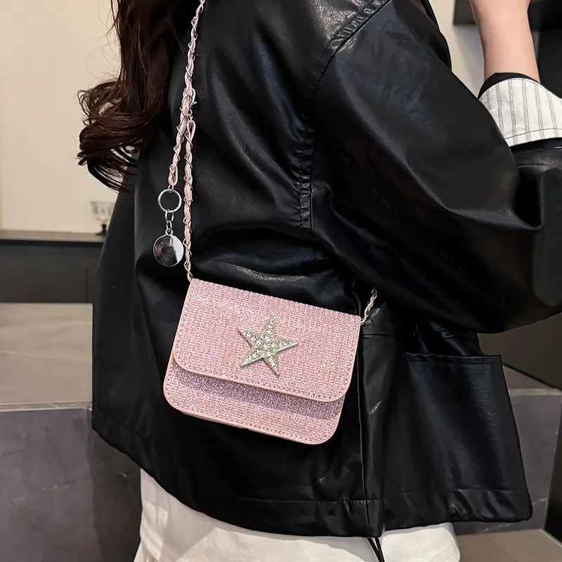 Yalu PU Shoulder Bag, Crossbody Bag Women's Black/Gold/Silver/Pink-16