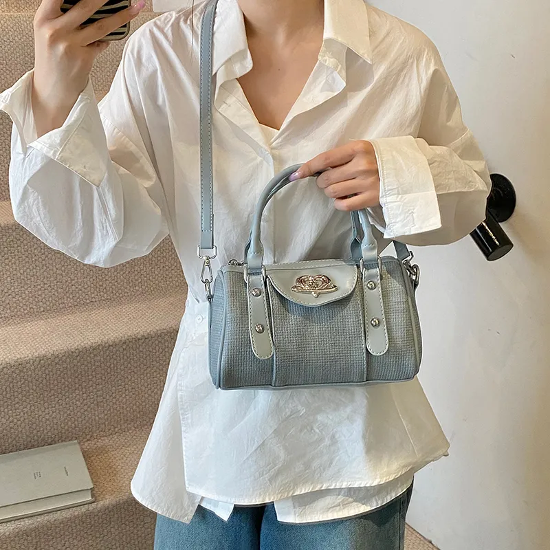 Yalu PU Shoulder Bag, Crossbody Bag, Handbag Regular Women's White/Black/Red/Blue/Pink-19