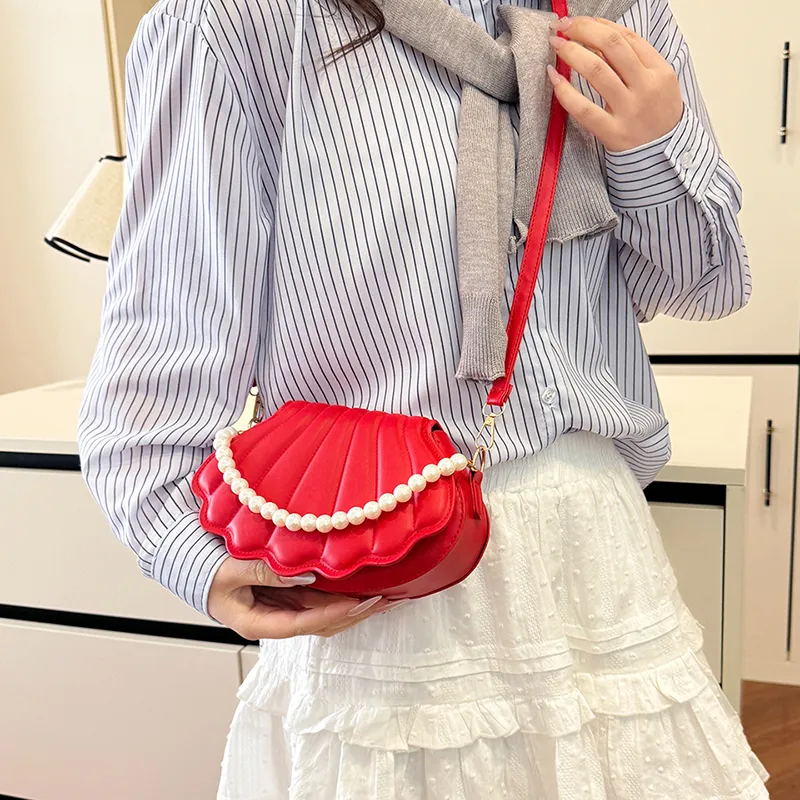 Yalu PU Crossbody Bag, Handbag Unisex Black/Red/White/Pink-6
