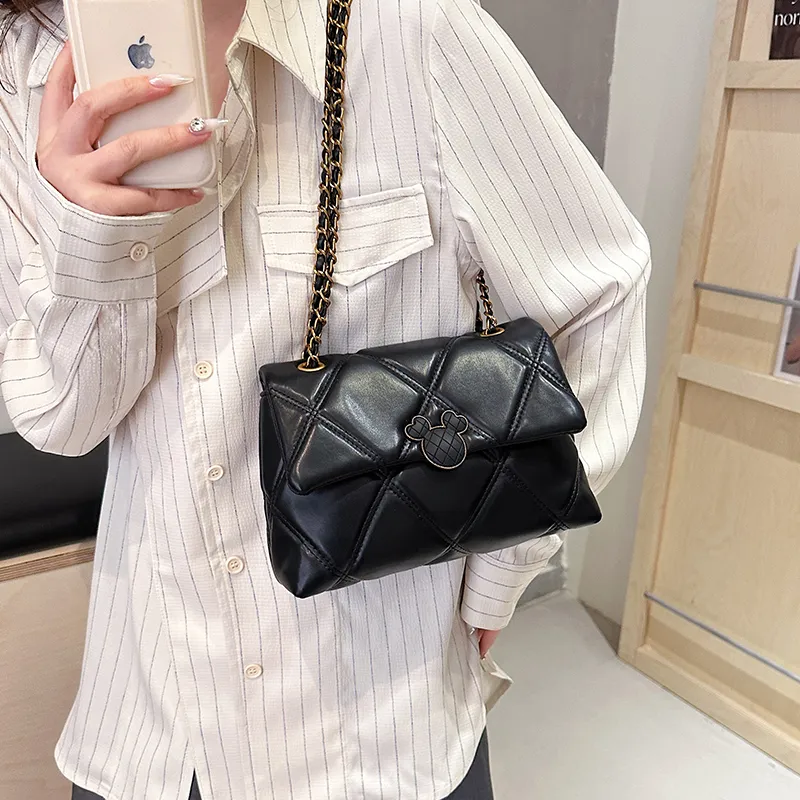 Yalu PU Crossbody Bag, Shoulder Bag Women's White/Black-10