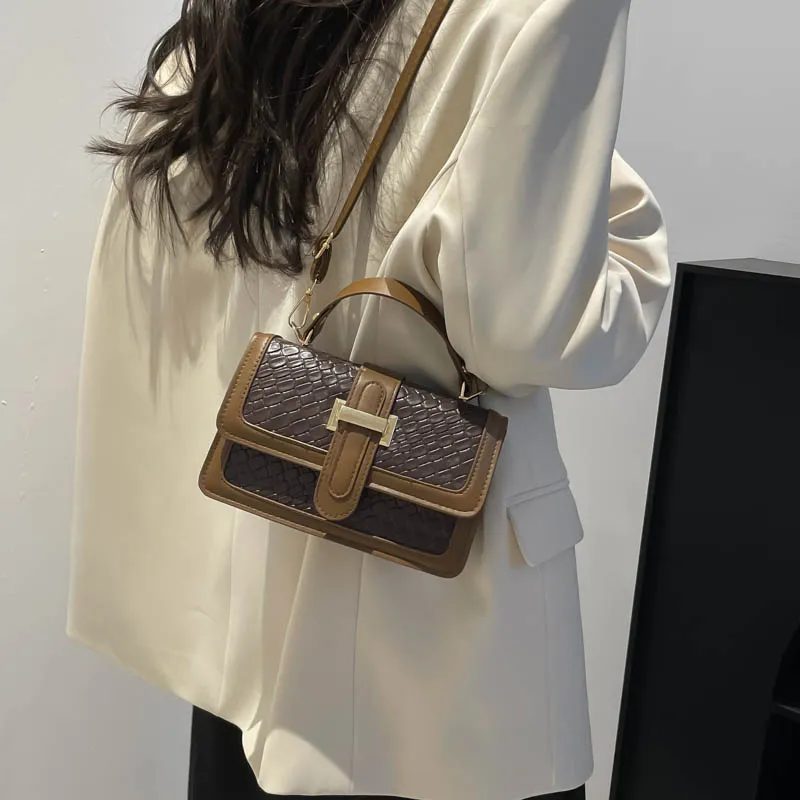 Yalu PU Handbag Unisex White/Black/Red/Green/Brown-26