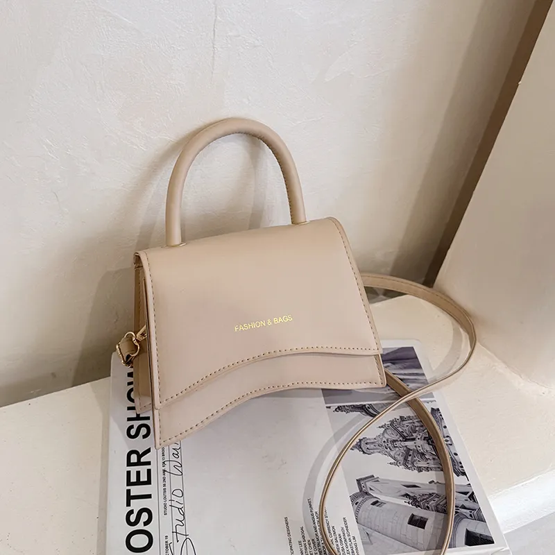 Yalu PU Crossbody Handbag Unisex Red/Black/Silver/Gold/Khaki/Brown/White-24