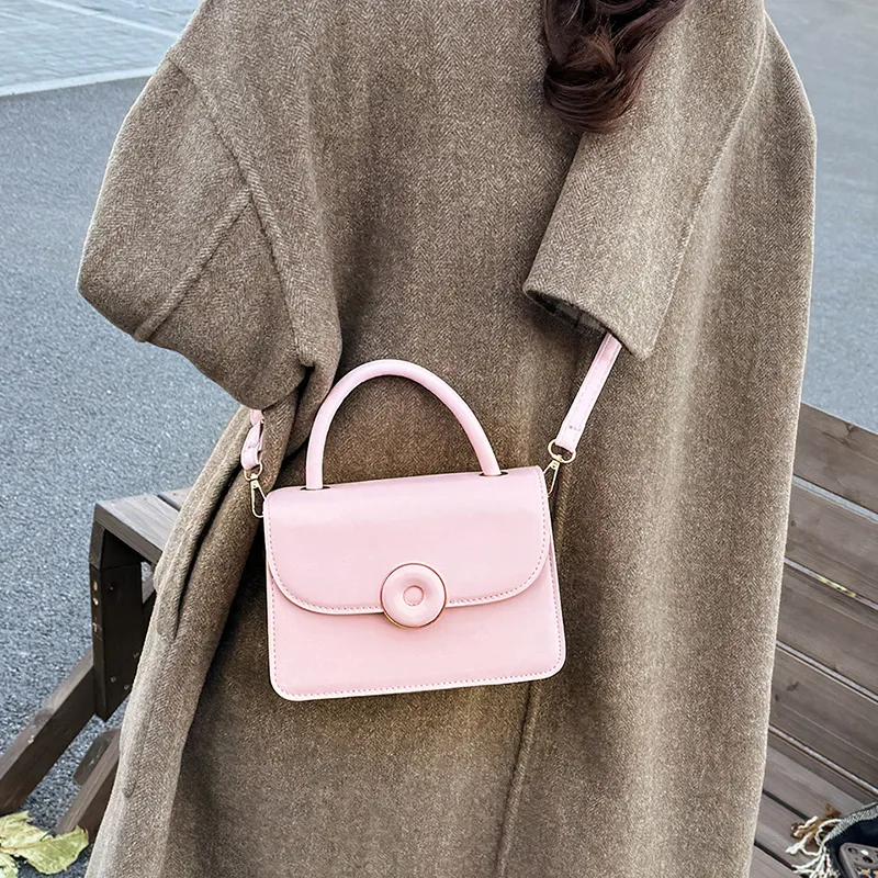 Yalu PU Crossbody One Shoulder Handbag Women's Black/Yellow/White/Pink-13