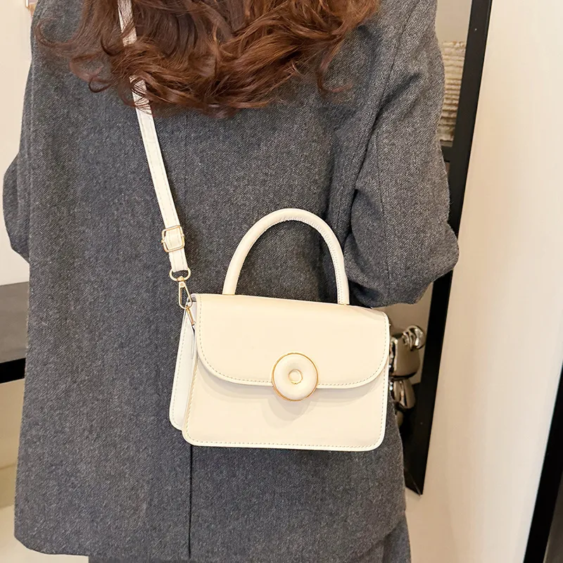 Yalu PU Crossbody One Shoulder Handbag Women's Black/Yellow/White/Pink-11