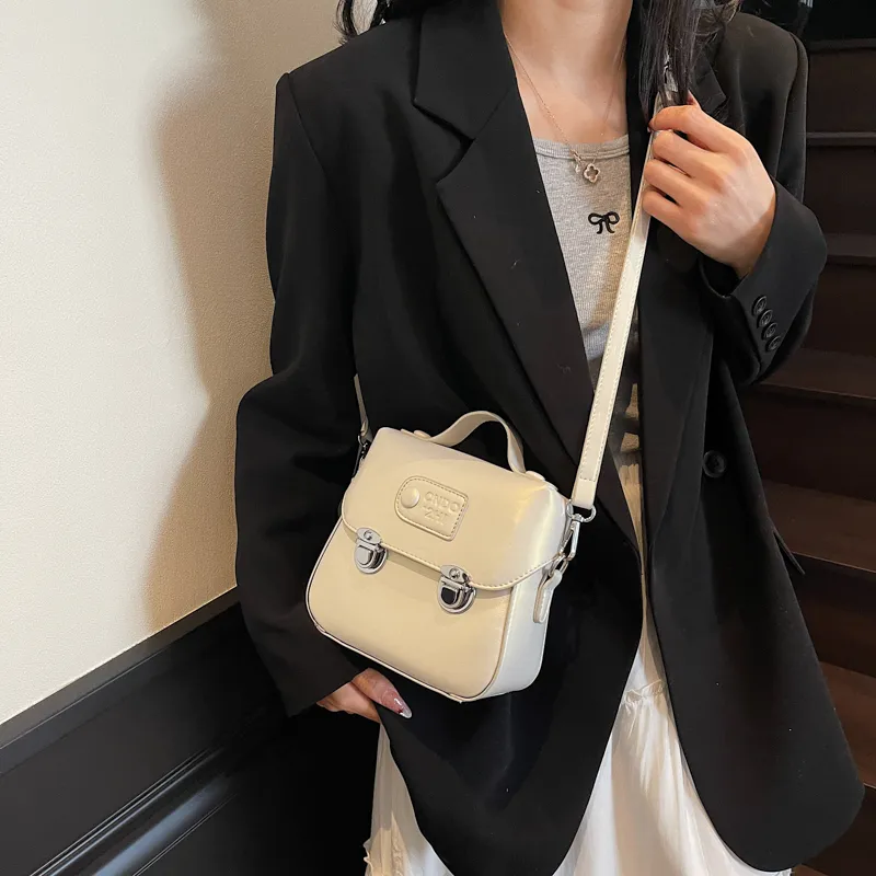 Yalu PU Handbag Unisex White/Silver/Black/Pink/Yellow-2