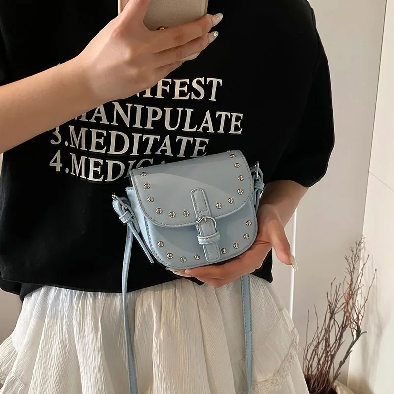 Yalu PU Crossbody Bag Regular Women's White/Silver/Black/Pink/Sky Blue/Brown-28