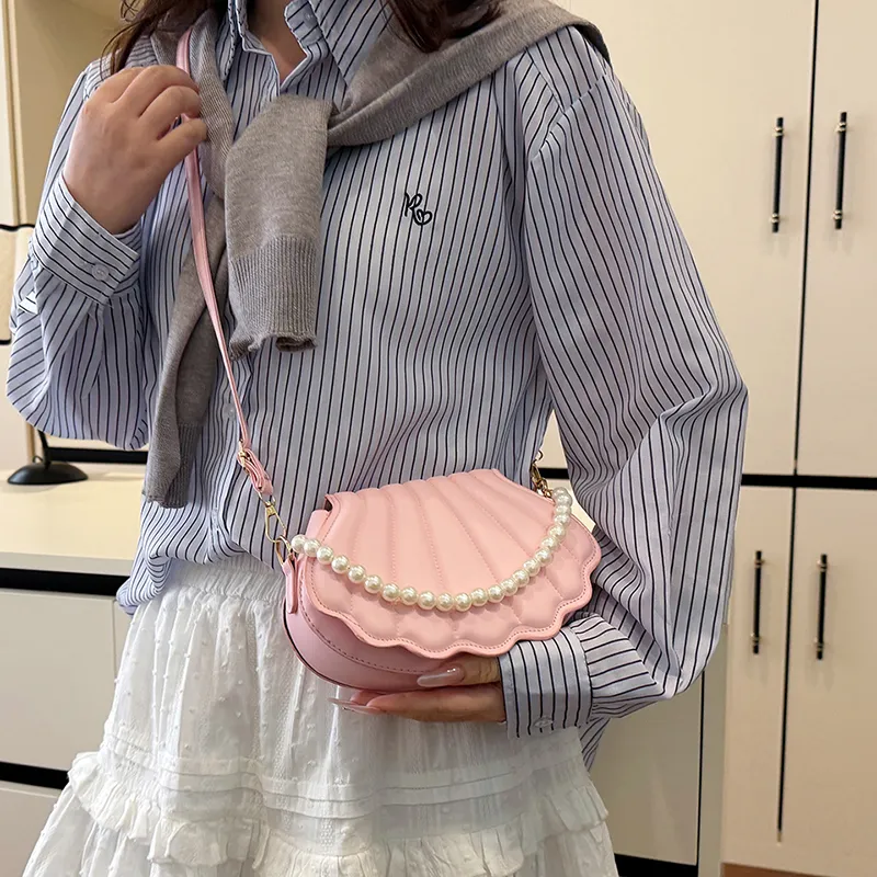 Yalu PU Crossbody Bag, Handbag Unisex Black/Red/White/Pink-14