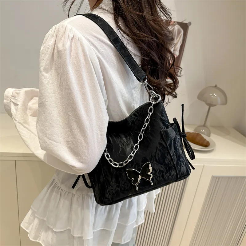 Yalu PU Shoulder Bag, Crossbody Bag Unisex White/Silver/Black/Pink/Green-15