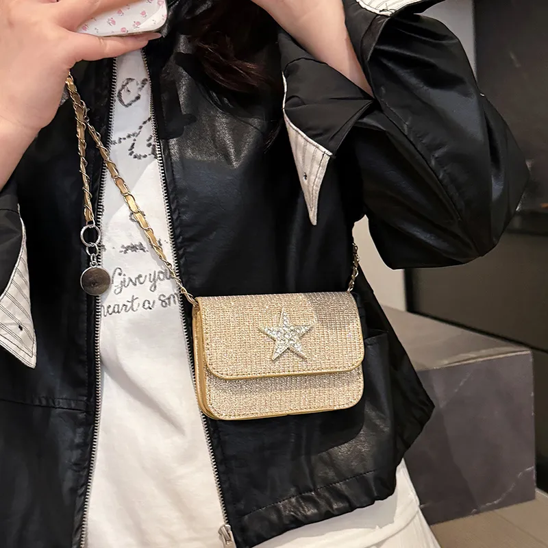 Yalu PU Shoulder Bag, Crossbody Bag Women's Black/Gold/Silver/Pink-9