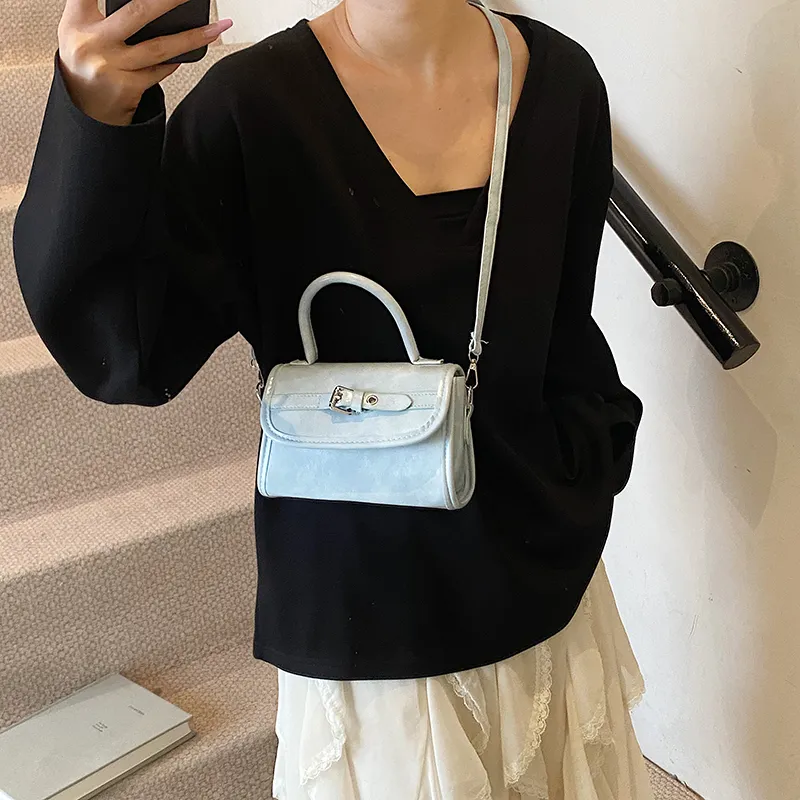 Yalu PU Shoulder Bag, Crossbody Bag, Handbag Women's Blue/Pink/Red/Black/Silver/White-5