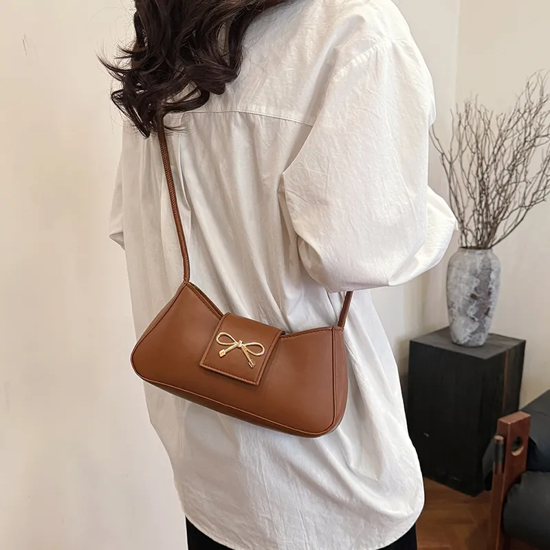Yalu PU Crossbody Bag Unisex Black/Ecru/Khaki/Red/Brown-21