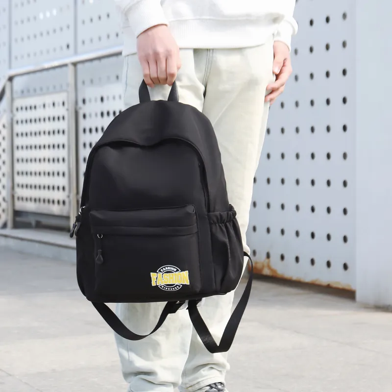 Yalu Nylon Backpack Unisex White/Black/Red/Blue-10
