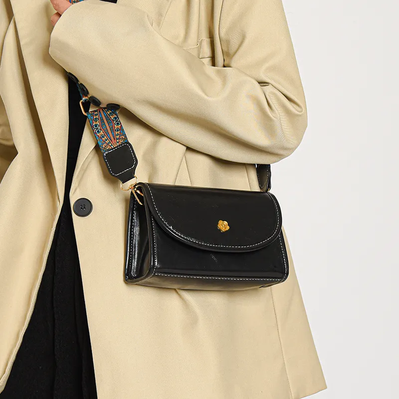 Yalu PU Crossbody Bag Women's Black/Brown/Coffee-2