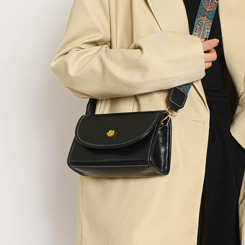 Yalu PU Crossbody Bag Women's Black/Brown/Coffee-4