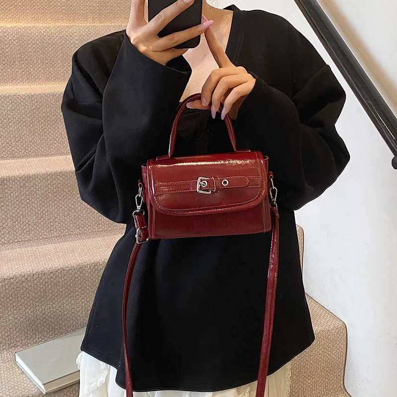 Yalu PU Shoulder Bag, Crossbody Bag, Handbag Women's Blue/Pink/Red/Black/Silver/White-19