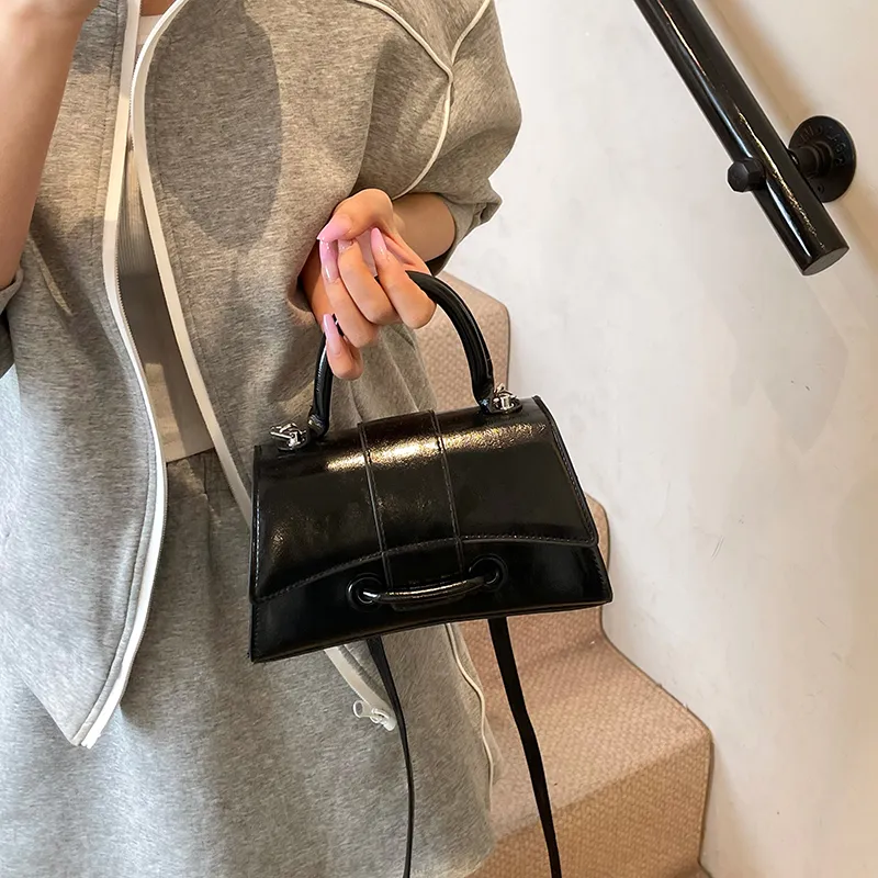 Yalu PU Crossbody One Shoulder Handbag Women's Blue/Pink/Silver/Black/White-19
