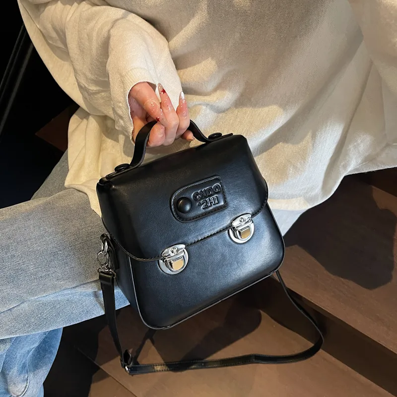 Yalu PU Handbag Unisex White/Silver/Black/Pink/Yellow-15
