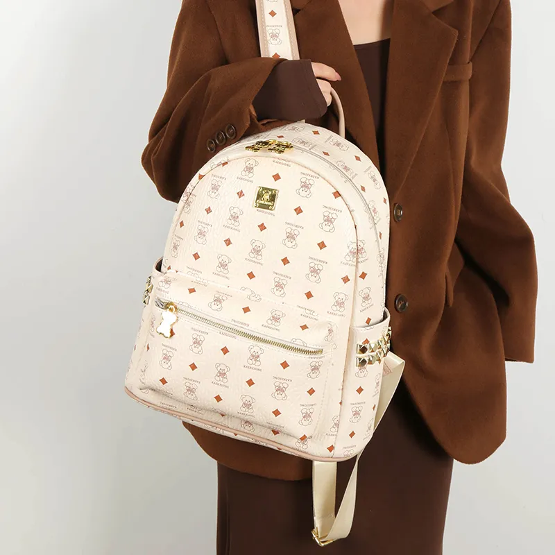 Yalu PU Backpack Unisex Multicolor-6