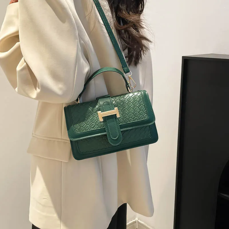 Yalu PU Handbag Unisex White/Black/Red/Green/Brown-20