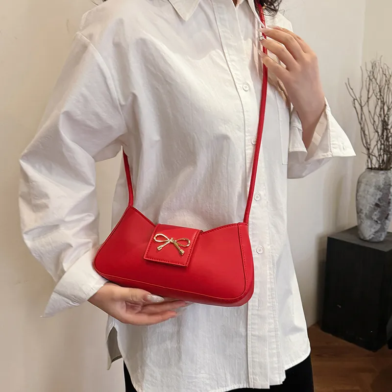 Yalu PU Crossbody Bag Unisex Black/Ecru/Khaki/Red/Brown-17