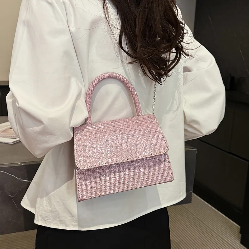Yalu PU Handbag Unisex Black/Gold/Silver/Pink-16