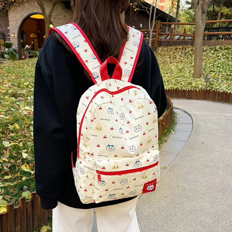 Yalu Oxford Backpack Regular Unisex Ecru-3
