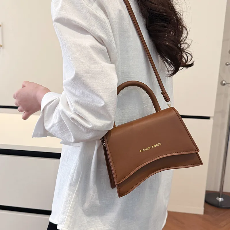 Yalu PU Crossbody Handbag Unisex Red/Black/Silver/Gold/Khaki/Brown/White-28