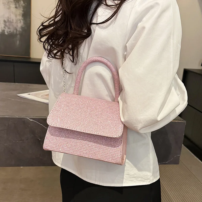 Yalu PU Handbag Unisex Black/Gold/Silver/Pink-18