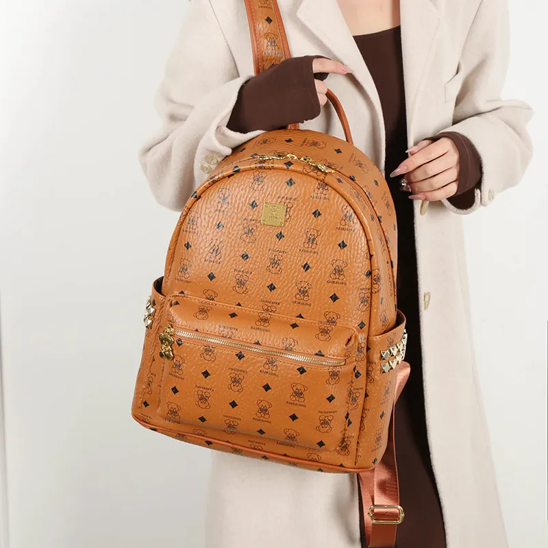 Yalu PU Backpack Unisex Multicolor-1