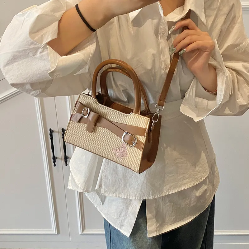 Yalu PU Handbag Unisex Black/Brown/Pink/White-9