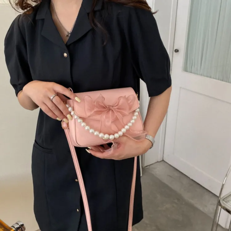 Yalu PU Handbag, Crossbody Bag Regular Unisex White/Black/Blue/Pink-15