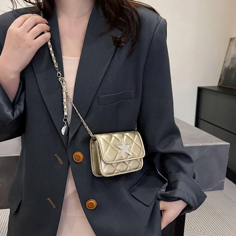 Yalu PU Crossbody Bag, Shoulder Bag Regular Women's Gold/Pink/Black/Beige/Silver-4