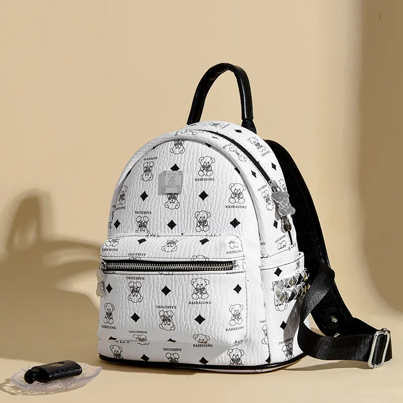 Yalu PU Backpack Unisex Multicolor-24