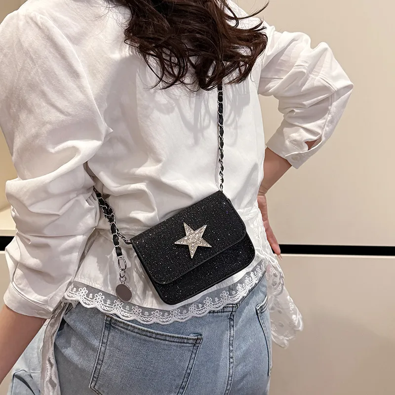 Yalu PU Shoulder Bag, Crossbody Bag Women's Black/Gold/Silver/Pink-1