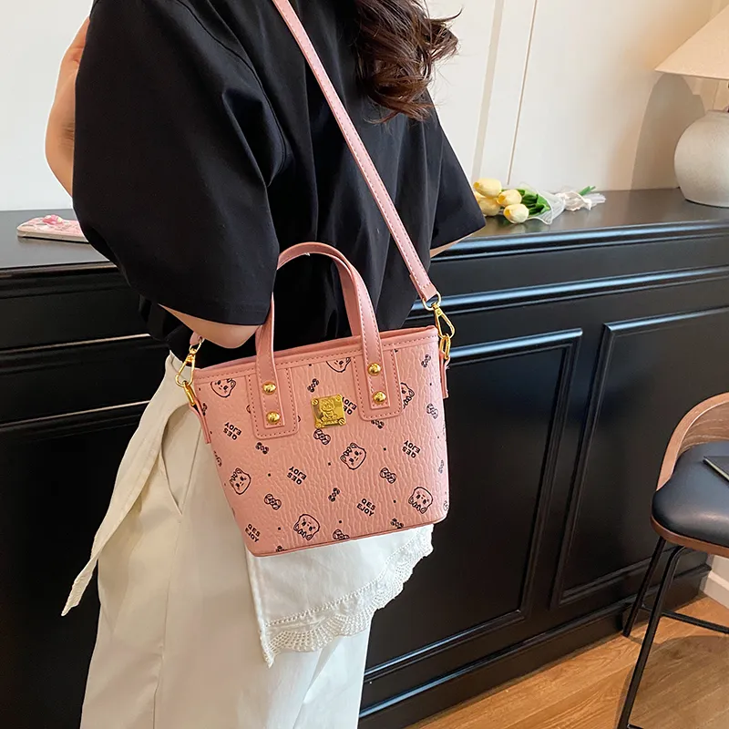 Yalu PU Handbag Women's White/Pink/Black/Brown-6