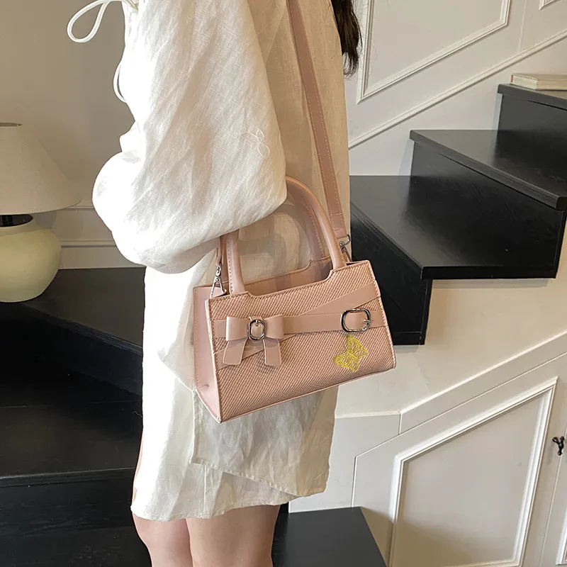Yalu PU Handbag Unisex Black/Brown/Pink/White-13