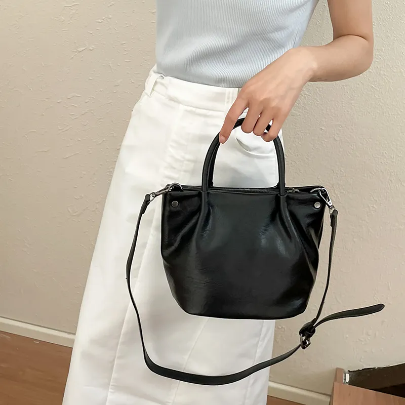 Yalu PU Handbag Women's White/Black/Khaki/Coffee/Brown-7