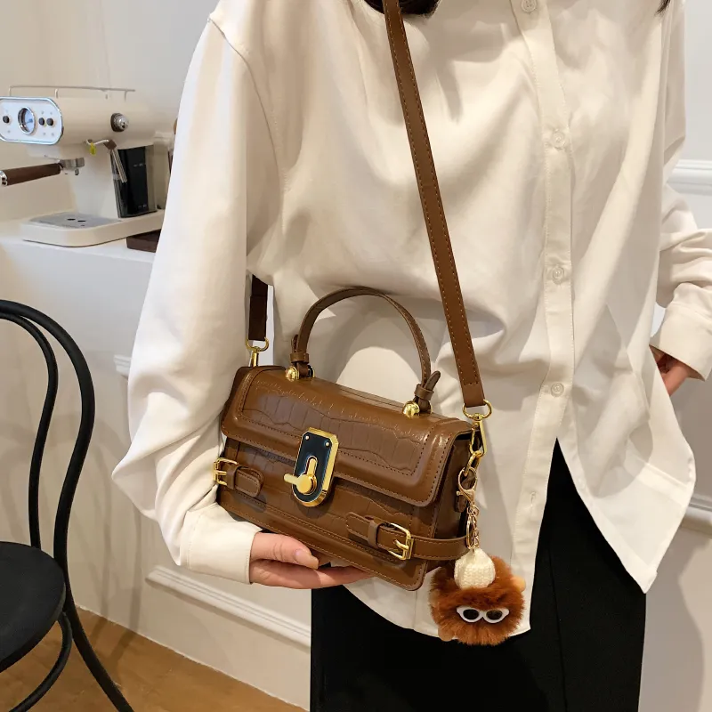 Yalu Pu Crossbody Bag, Handbag Regular Women's White/Black/Yellow/Green/Pink/Brown-32