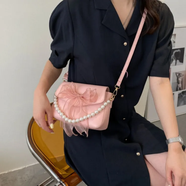 Yalu PU Handbag, Crossbody Bag Regular Unisex White/Black/Blue/Pink-14