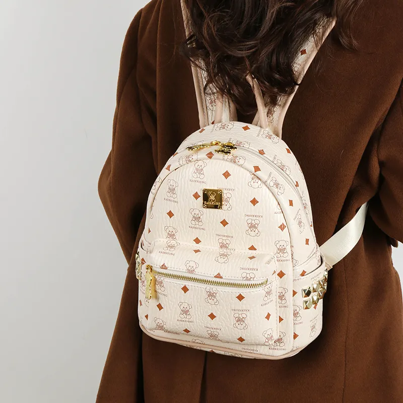Yalu PU Backpack Unisex Multicolor-9