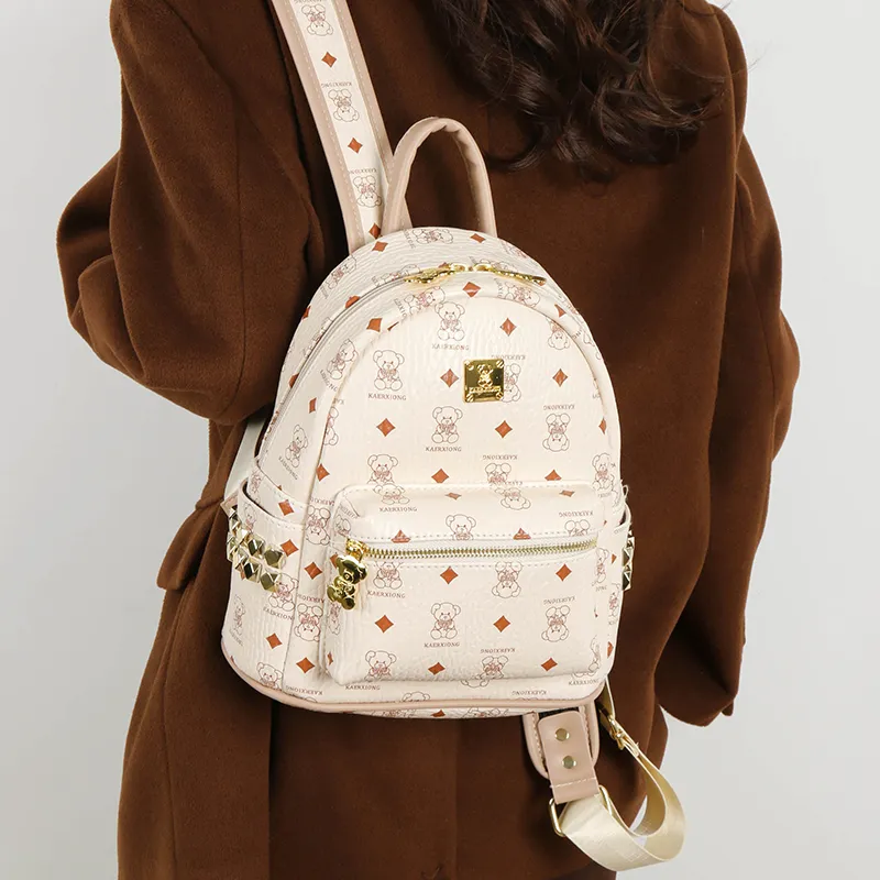 Yalu PU Backpack Unisex Multicolor-10