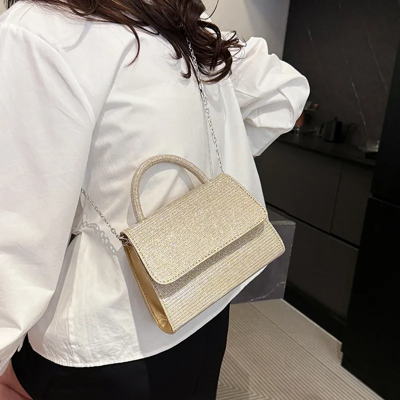 Yalu PU Handbag Unisex Black/Gold/Silver/Pink-7